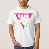 texas roze driehoek t-shirt (Voorkant)