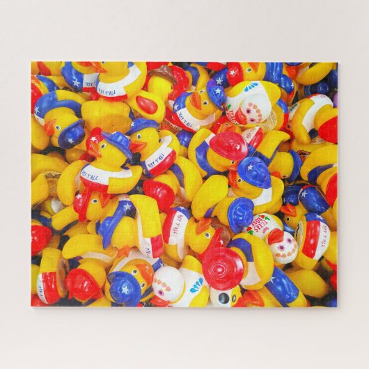 Texas Rubber Eendjes Legpuzzel (Horizontaal)