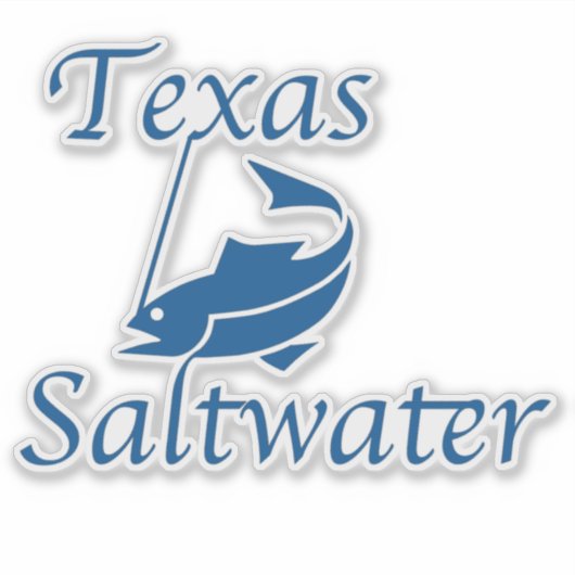Texas Saltwater Sticker (Voorkant)