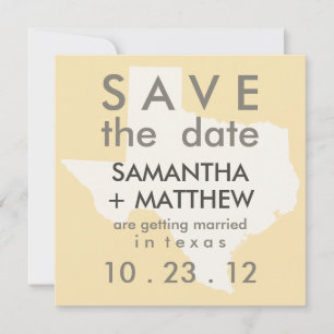 Texas Save the Date Cards