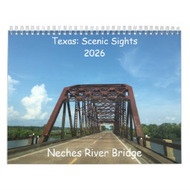 Texas: Scenic Sights Calendar Kalender