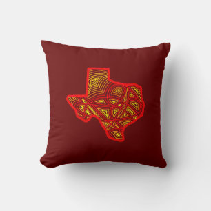 Texas Scribbleprint Kussen