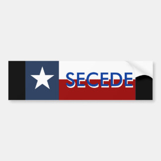Texas Secede Bumpersticker