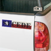 Texas SECEDE-bumpersticker Bumpersticker (Op Truck)