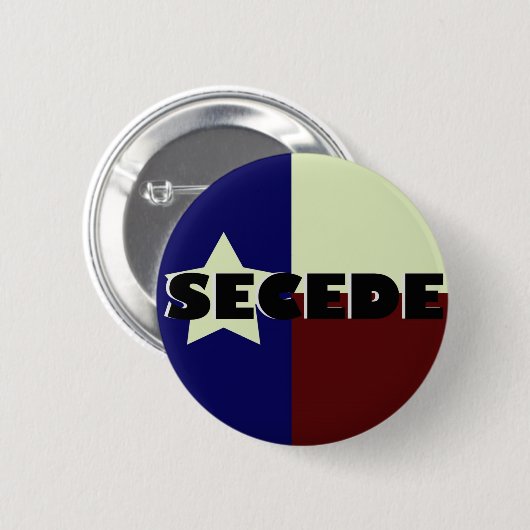 TEXAS SECEDE BUTTON (Voorkant /achterkant)