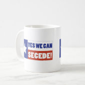Texas Secede Koffiemok (Voorkant links)