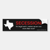 Texas Secsion Bumpersticker (Voorkant)