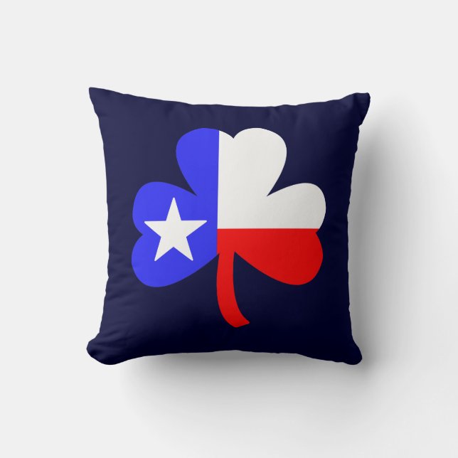 Texas Shamrock Kussen (Voorkant)