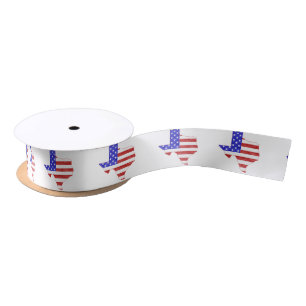 Texas Shaped American Flag Patriotic Texan Lint