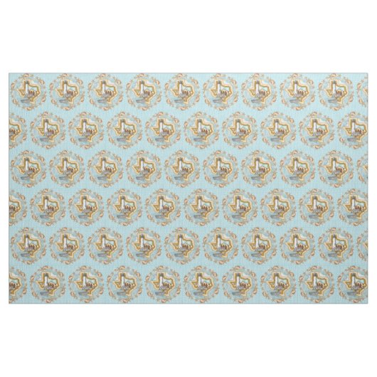 Texas Shells Lighthouse Stof (Fat Quarter)