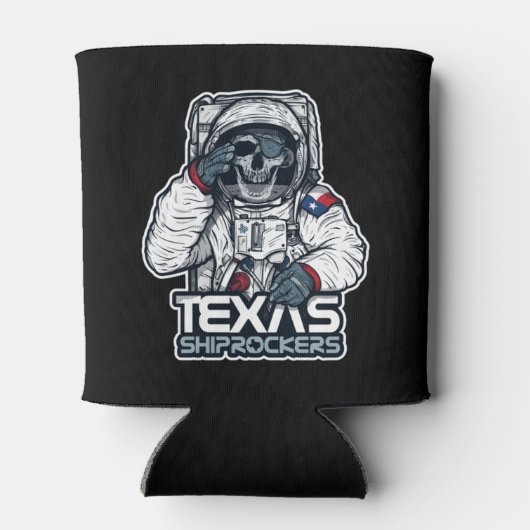 Texas ShipRockers Can Koozie (Achterkant)