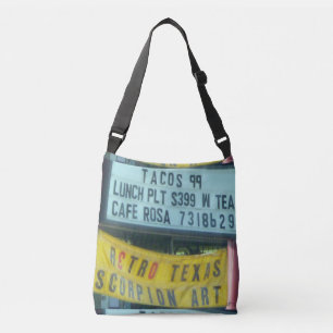 Texas Signs: Scorpion Art Crossbody Tas