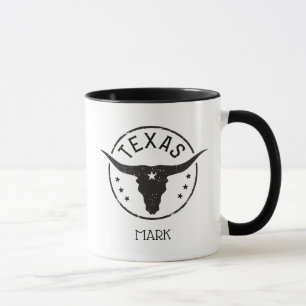 Texas Silhouet Longhorn Mok