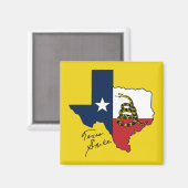 Texas Snake Magnet 1 Magneet (Voorkant / Achterkant)