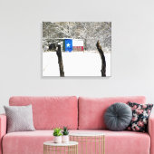 Texas Snow Canvas Afdruk (Insitu (Woonkamer))
