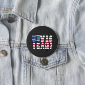 Texas staat ronde button 7,6 cm (In situ)