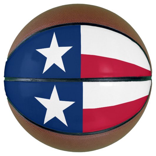 Texas Staatsvlag Basketbal (Voorkant)