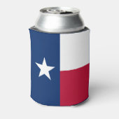 Texas Staatsvlag Blikjeskoeler (Blikje Achterkant)