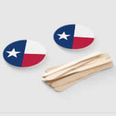 Texas Staatsvlag Handwaaier (Niet-gemonteerd)