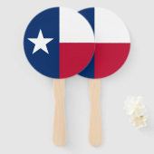 Texas Staatsvlag Handwaaier (Voorkant en achterkant)