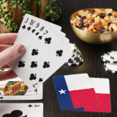 Texas Staatsvlag Ontwerp Pokerkaarten (Insitu)