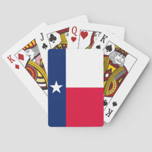 Texas Staatsvlag Ontwerp Pokerkaarten