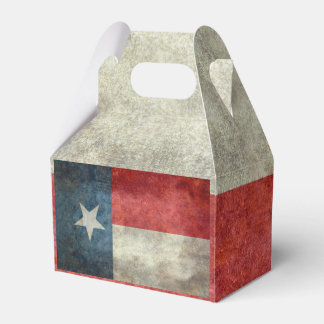 Texas staatsvlag  retro stijl geschenkdozen bedankdoosjes