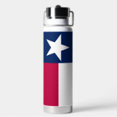Texas Staatsvlag RVS Waterfles (Achterkant)
