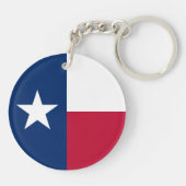 Texas Staatsvlag Sleutelhanger (Achterkant)