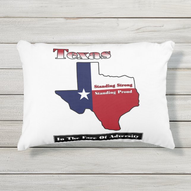 Texas Standing Strong Buitenkussen (Voorkant)