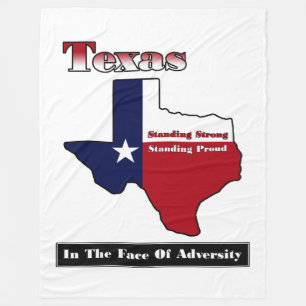 Texas Standing Strong Fleece Deken