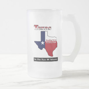 Texas Standing Strong Matglas Bierpul