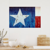 Texas Star American Photo Poster (Keuken)