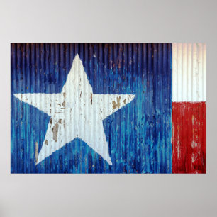 Texas Star American Photo Poster