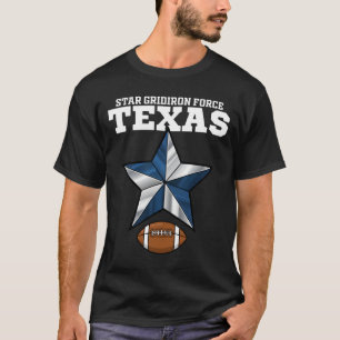 TEXAS STAR GRIDIRON FORCE - DALLAS FOOTBAL T-SHIRT