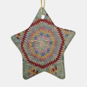 Texas Star Keramisch Ornament (Links)