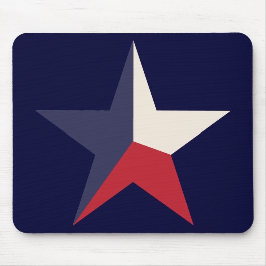 Texas Star Mousepad Muismat (Voorkant)