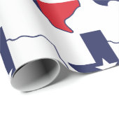 Texas State Birthday Cadeaupapier (Rol Hoek)