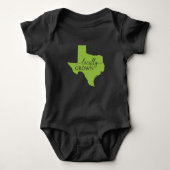 Texas State Bodysuit, lokaal geteeld in Texas Romper (Voorkant)