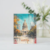 Texas State Capitol Austin Briefkaart (Staand voorkant)