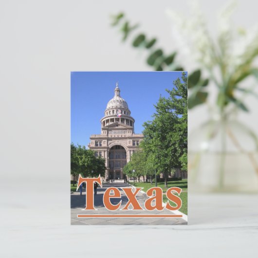 Texas State Capitol Building, Austin TX. Briefkaart (Staand voorkant)