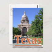 Texas State Capitol Building, Austin TX. Briefkaart (Voorkant / Achterkant)
