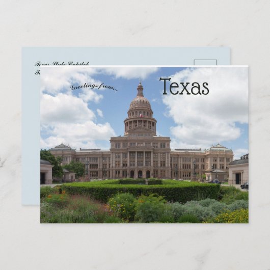 Texas State Capitol in Austin Texas Briefkaart (Voorkant / Achterkant)