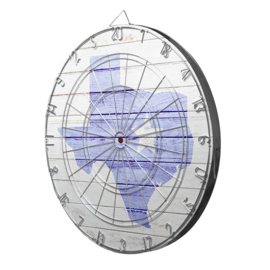 Texas State Faux Wood  Dartbord (Voorkant Rechts)