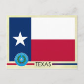 Texas State Flag and Seal Briefkaart (Voorkant)