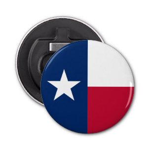 Texas State Flag Button Flesopener