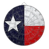 TEXAS STATE FLAG Dart Board Dartbord (Voorkant)
