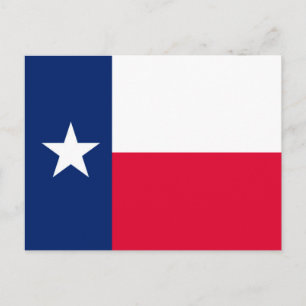 Texas State Flag Design Briefkaart