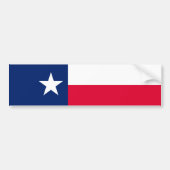 Texas State Flag Design Bumpersticker (Voorkant)