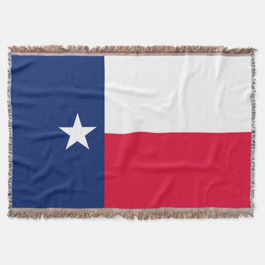 Texas State Flag Design Decor Deken (Voorkant)